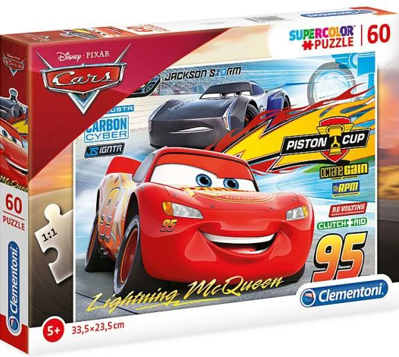 Puzzle Clementoni Disney Cars 3, 60 el. foto