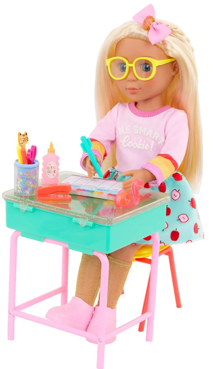 image for Кукла Battat Glitter Girls Мэллори с столом и аксессуарами, 35 см foto