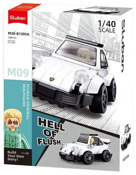 Constructor Sluban Automobil de oras, 4 modele, 157-169 el. foto