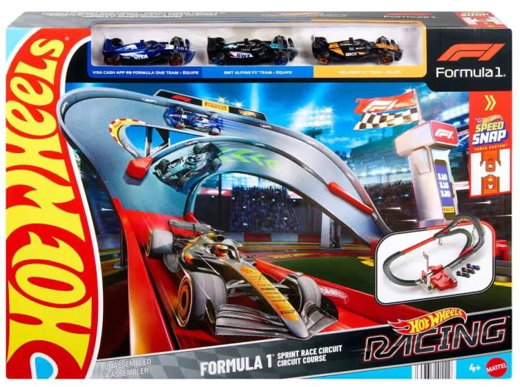 image for Гоночная трасса Hot Wheels Formula 1 Sprint с 3 машинками 1:64 foto