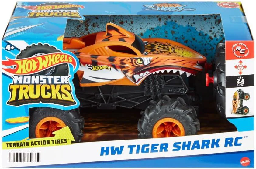image for Машинка Hot Wheels Monster Trucks Tiger Shark 1:24 foto