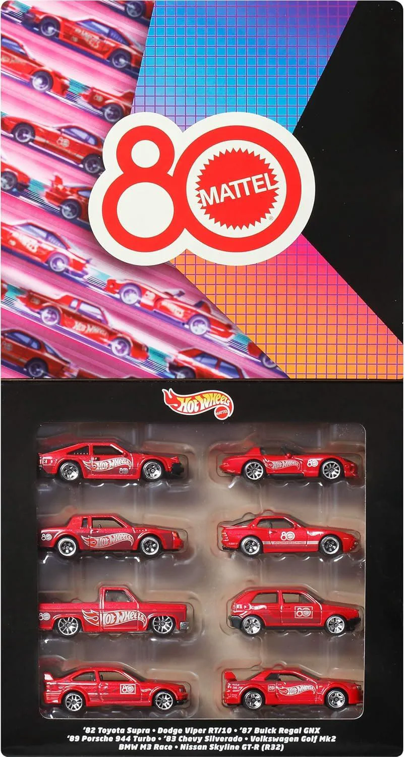 image for Набор Hot Wheels Silver Series Anniversary, 8 машинок 1:64 foto