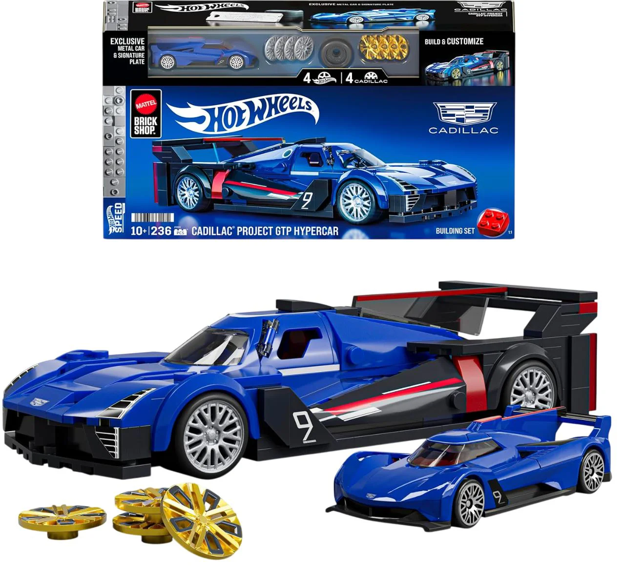 Set de constructie Hot Wheels Cadillac Project GTP 1:32 foto