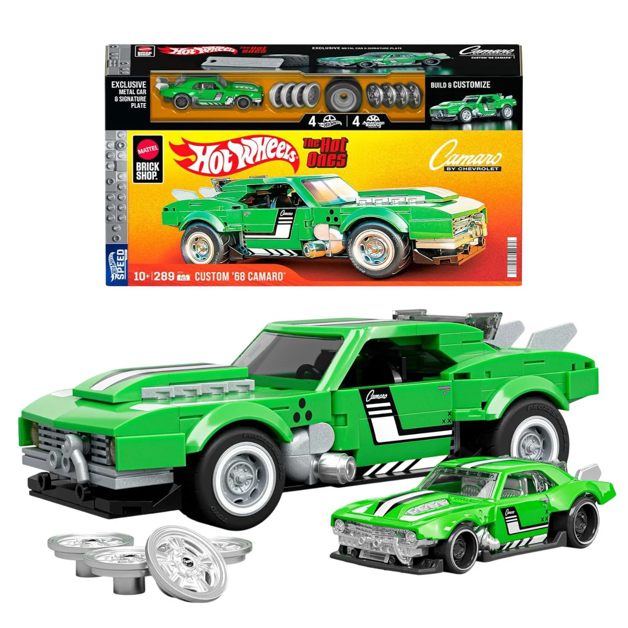 Set de constructie Hot Wheels Custom '68 Camaro 1:32 foto