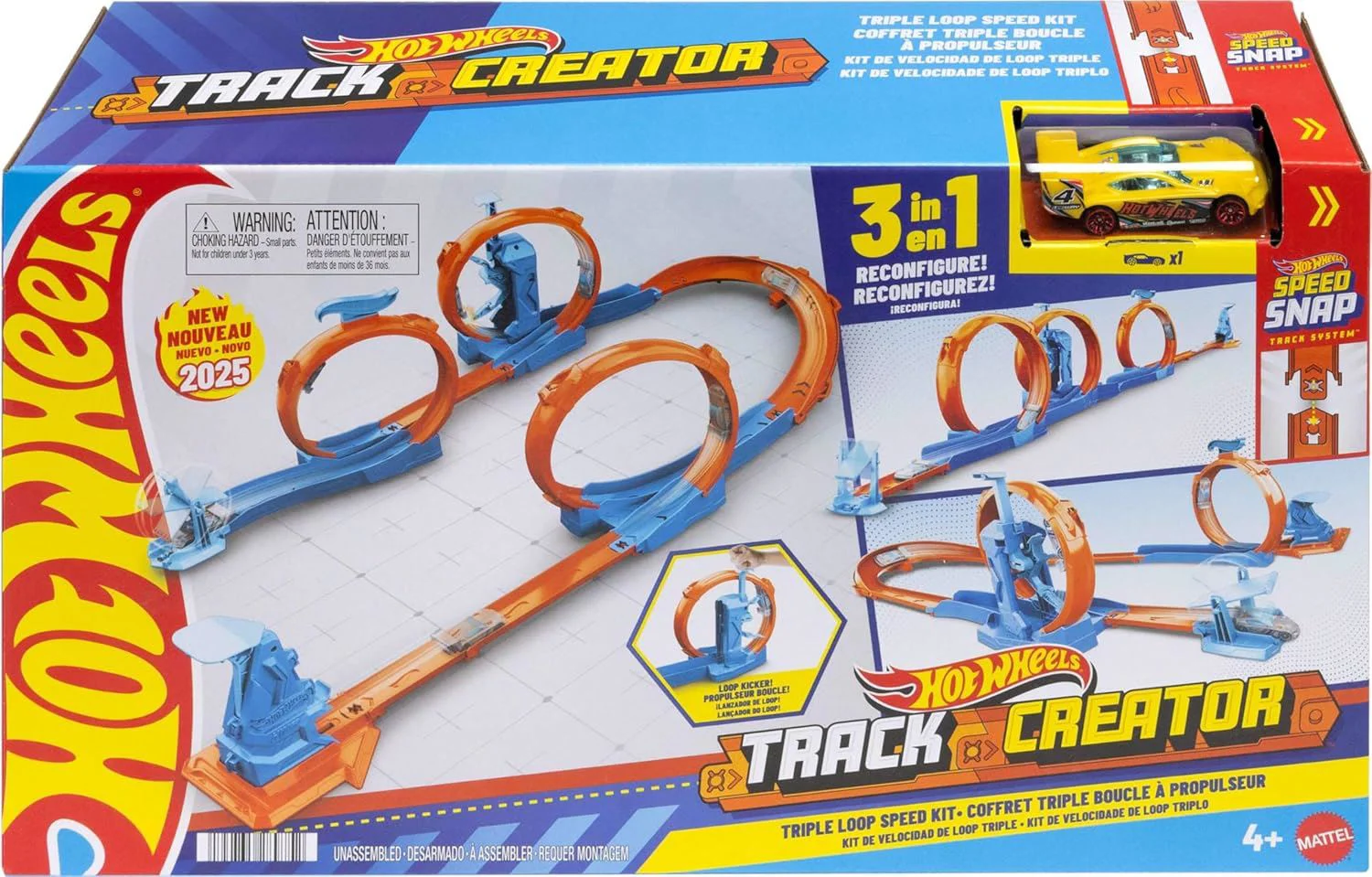 image for Игровой набор Hot Wheels Track Creator Тройная петля foto