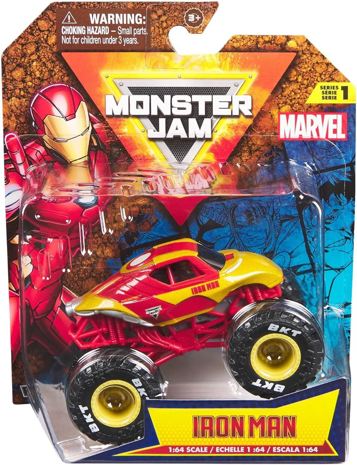 image for Masinuta monster truck Marvel Monster Jam Spin Master 1:64, in as. foto