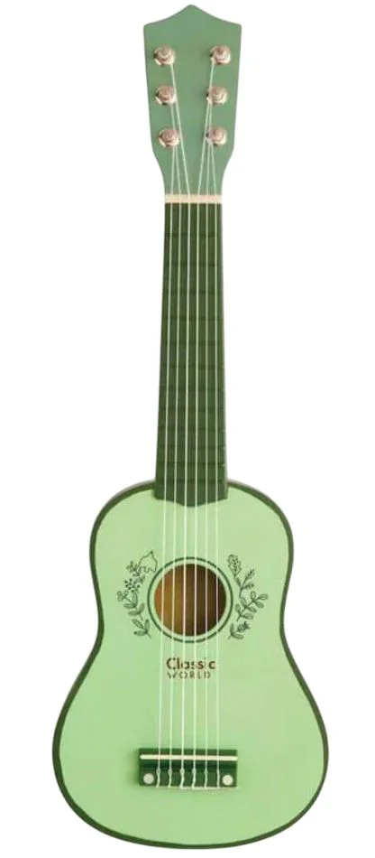image for Chitara din lemn Classic World Vintage Green foto