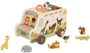 Masinuta-sorter din lemn cu animale Classic World foto