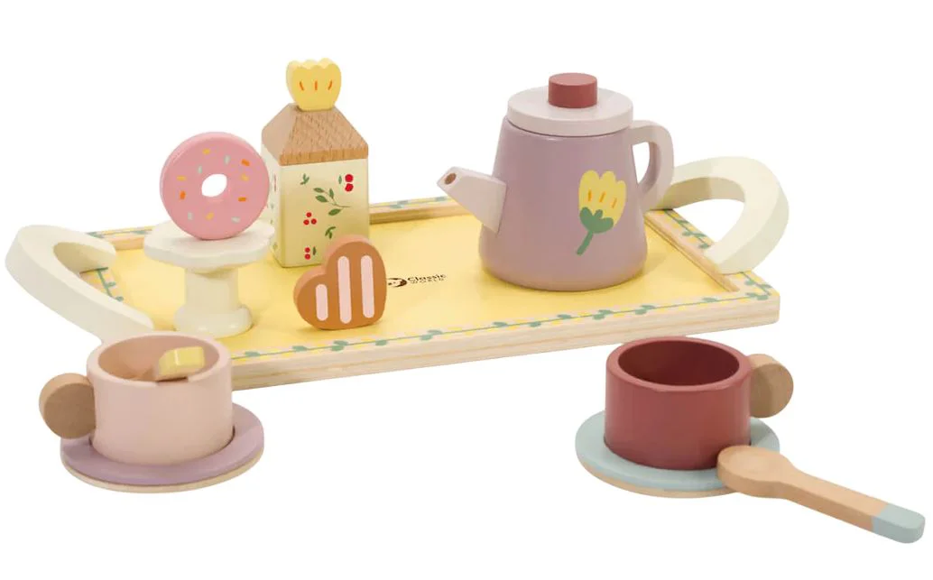 Set pentru ceai din lemn Classic World foto