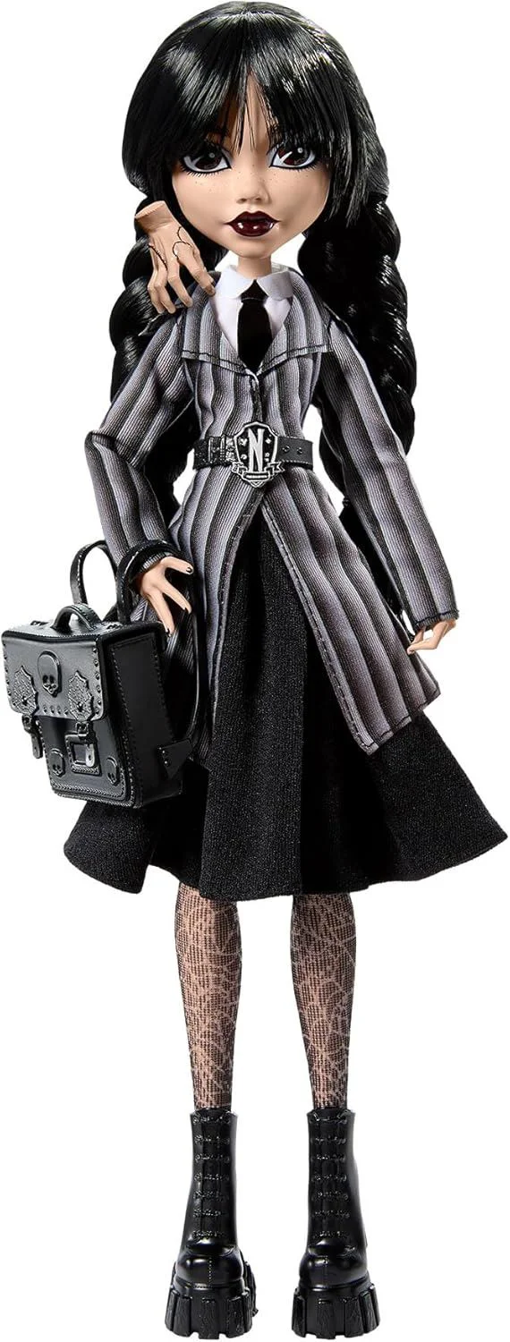 image for Set de joaca Monster High "Papusa Wednesday in Uniforma" foto