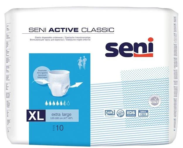 image for Chiloti absorbanti de unica folosinta Seni Active Classic (marimea XL), 10 buc. foto