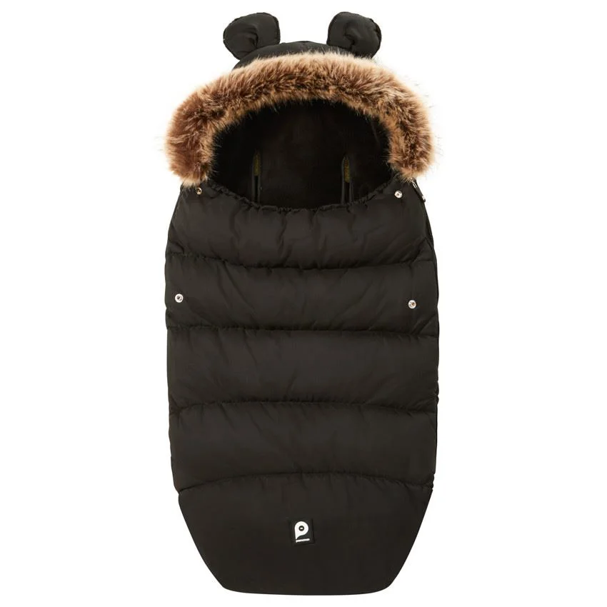 image for Зимний чехол для коляски Premaman Double Sherpa Black foto