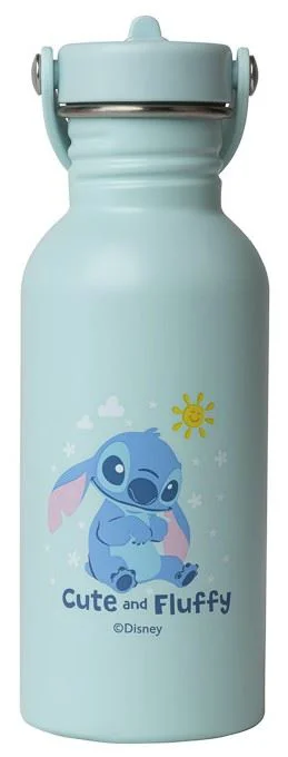 image for Термос-бутылка из нержавеющей стали с трубочкой Premaman Stitch, 500 мл foto