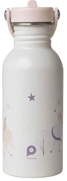 image for Термос-бутылка из нержавеющей стали с трубочкой Premaman Unicorn, 500 мл foto