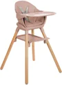 Scaun de masa 6 in 1 KikkaBoo Woody Pink foto