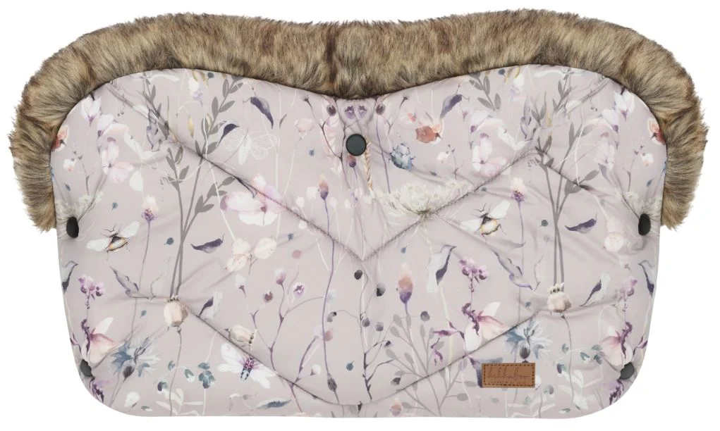 image for Manusi pentru carucior KikkaBoo Luxury Dreamy Fields Grey foto