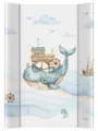 Saltea de infasat tare pe 2 parti Ceba Baby Ultra Light Ocean Adventure, 70x50 cm foto