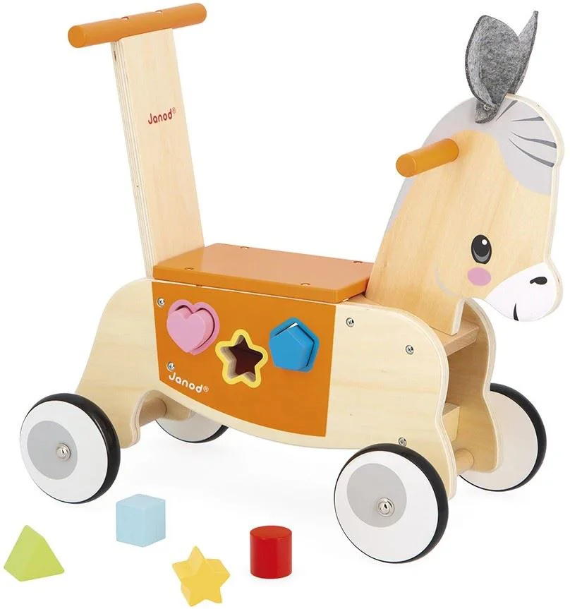 image for Ride-on din lemn Janod Magarus de la Ferma foto