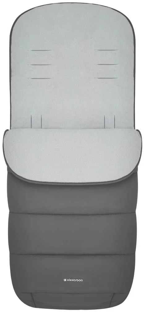 image for Husa de iarna pentru carucior KikkaBoo Classic Dark Grey foto