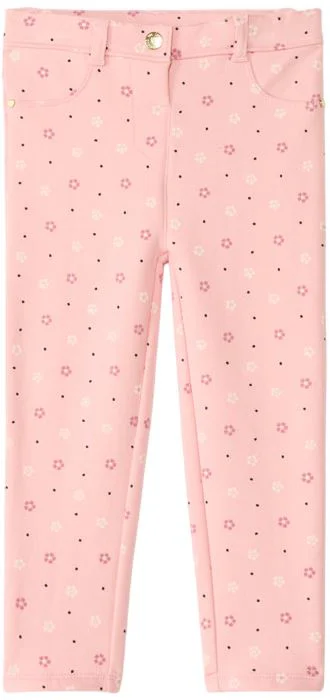 image for Orchestra Pantaloni din molton Pink Flowers foto