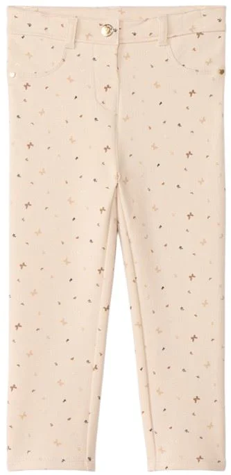 image for Orchestra Pantaloni din molton Beige Butterfly foto