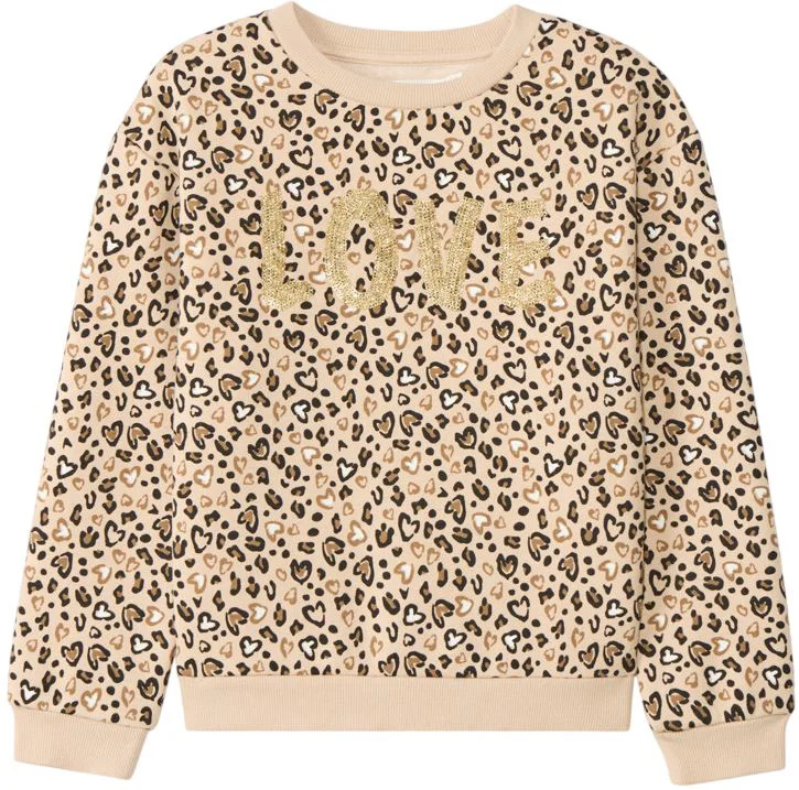 image for Orchestra Свитшот из футера Leopard Beige foto