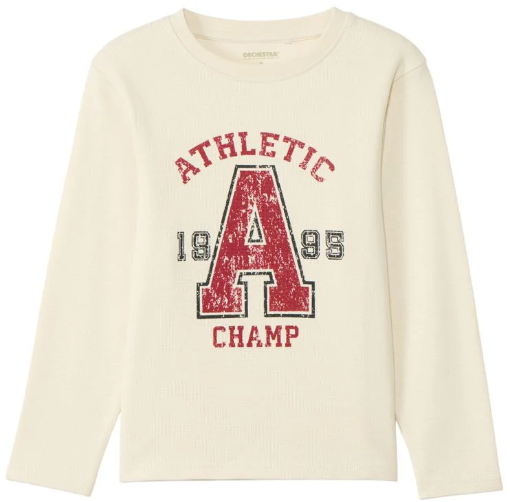 image for Orchestra Блузка с длинными рукавами Athletic Champ Ecru foto