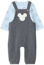 Orchestra Set 2 piese Disney Mickey - salopeta si bluza cu maneca lunga foto