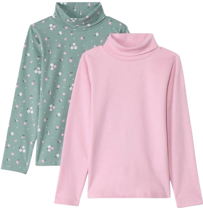 Orchestra Set 2 bluze cu guler inalt Pink foto