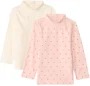 Orchestra Set 2 bluze cu guler inalt Pink foto
