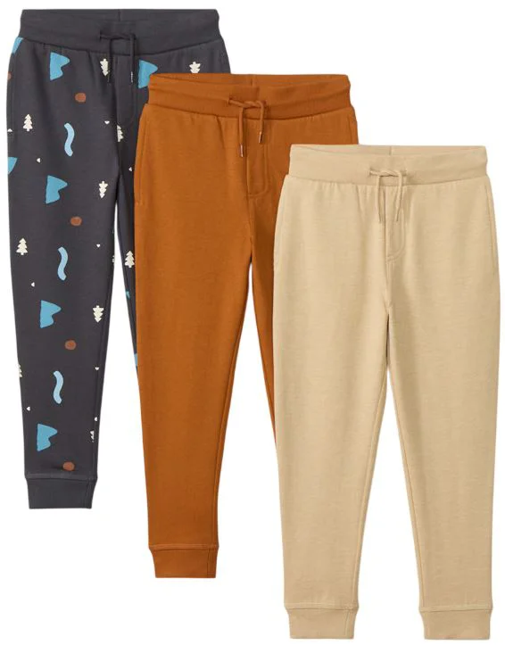 image for Orchestra Set 3 pantaloni de trening din molton Multicolor foto