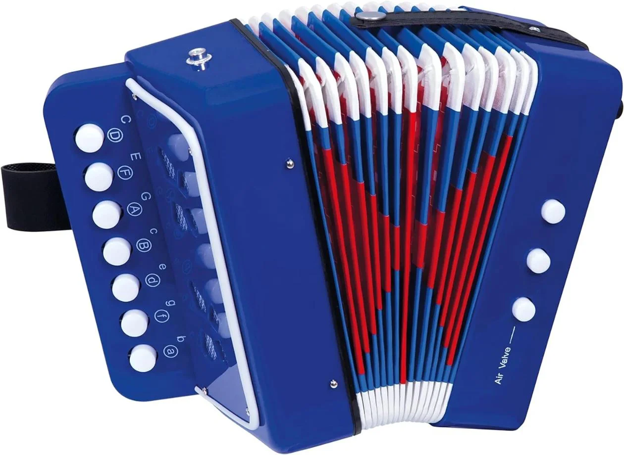 image for Instrument muzical Bino Acordeon Albastru foto