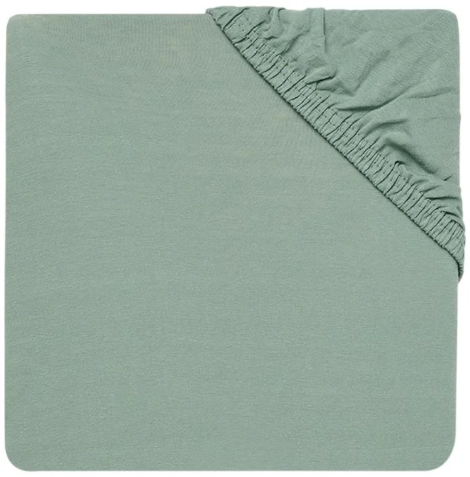 Cearsaf cu elastic Jollein Jersey Ash Green, 40/50x80/90 cm foto