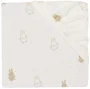 Cearsaf cu elastic Jollein Jersey Happy Miffy Nougat, 40/50x80/90 cm foto
