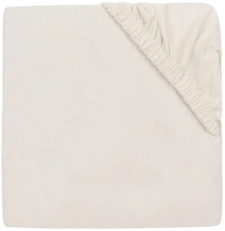 image for Простыня на резинке Jollein Jersey Oatmeal, 120x60 см foto