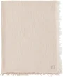 Плед муслиновый Jollein Fringe Stripe Biscuit GOTS, 120x120 см foto