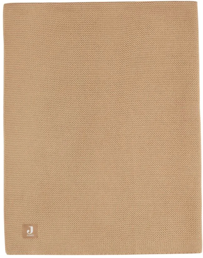 Paturica Jollein Basic Knit Biscuit, 75x100 cm foto