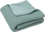 Paturica Jollein Basic Knit Forest Green/Fleece, 75x100 cm foto
