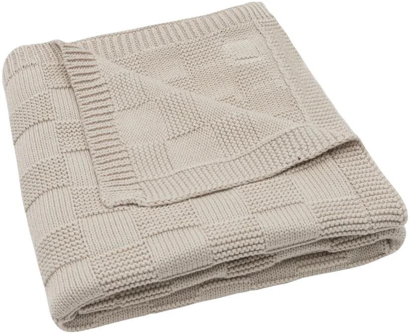 image for Paturica Jollein Box Knit Warm Sand GOTS, 75x100 cm foto