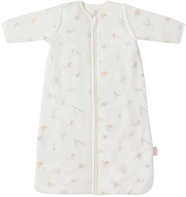 Спальный мешок с отстёгивающимися рукавами Jollein Lovely Birds, 90 см foto
