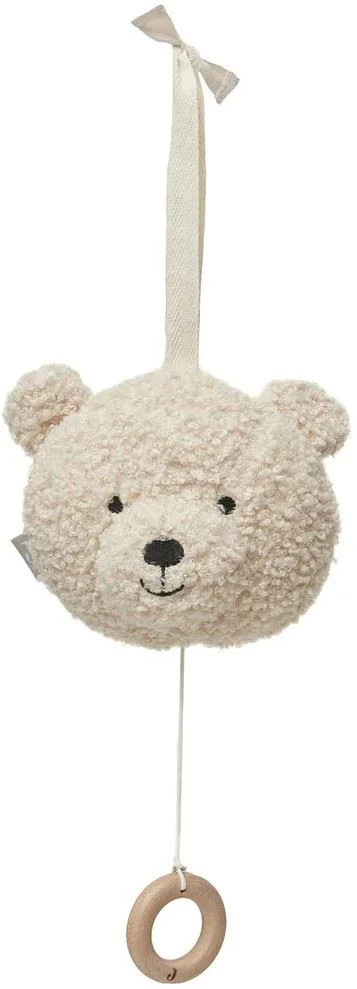 image for Jucarie muzicala pentru patut Jollein Teddy Bear Naturel foto