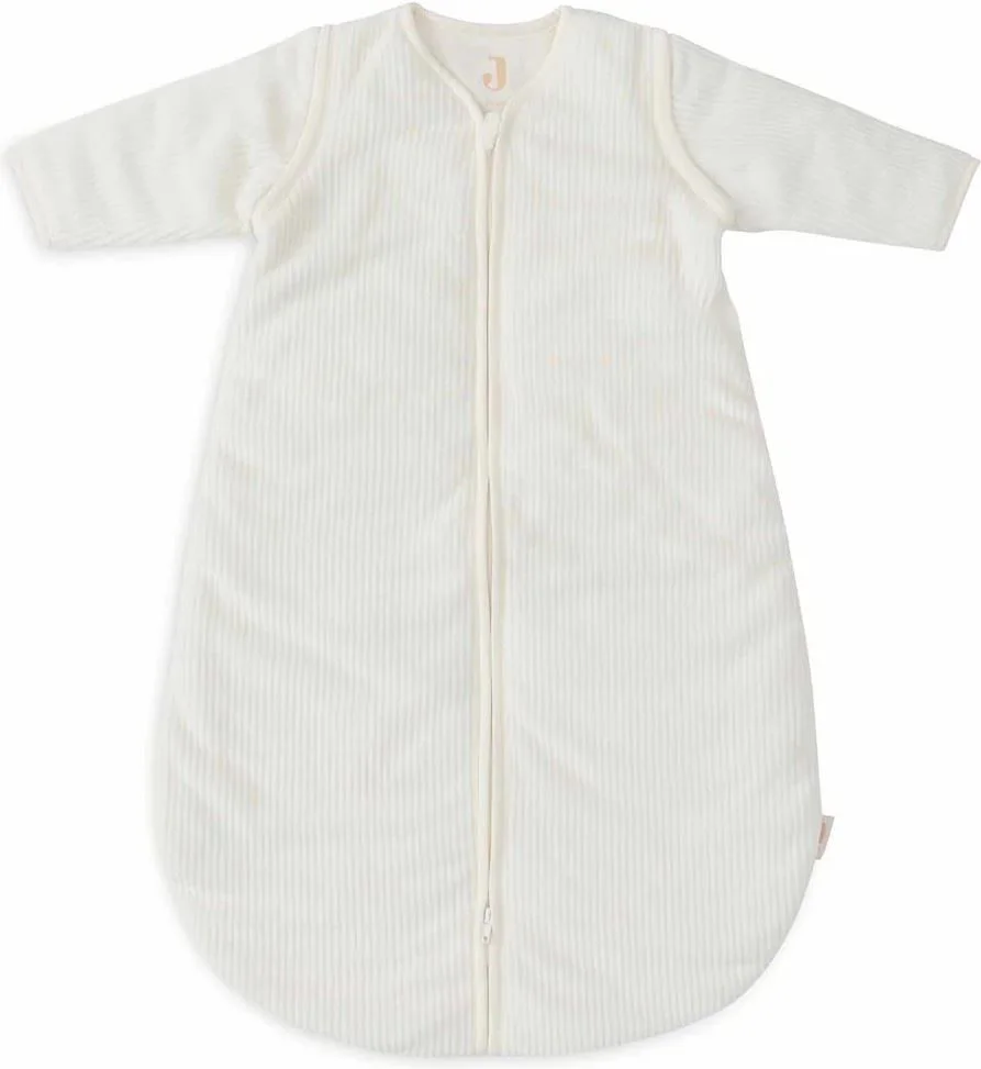 image for Спальный мешок с отстёгивающимися рукавами Jollein Round Rib Ivory, 90 см foto