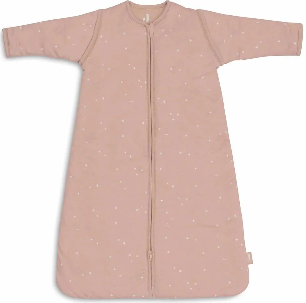 image for Sac de dormit cu maneci detasabile Jollein Twinkling Wild Rose, 90 cm foto