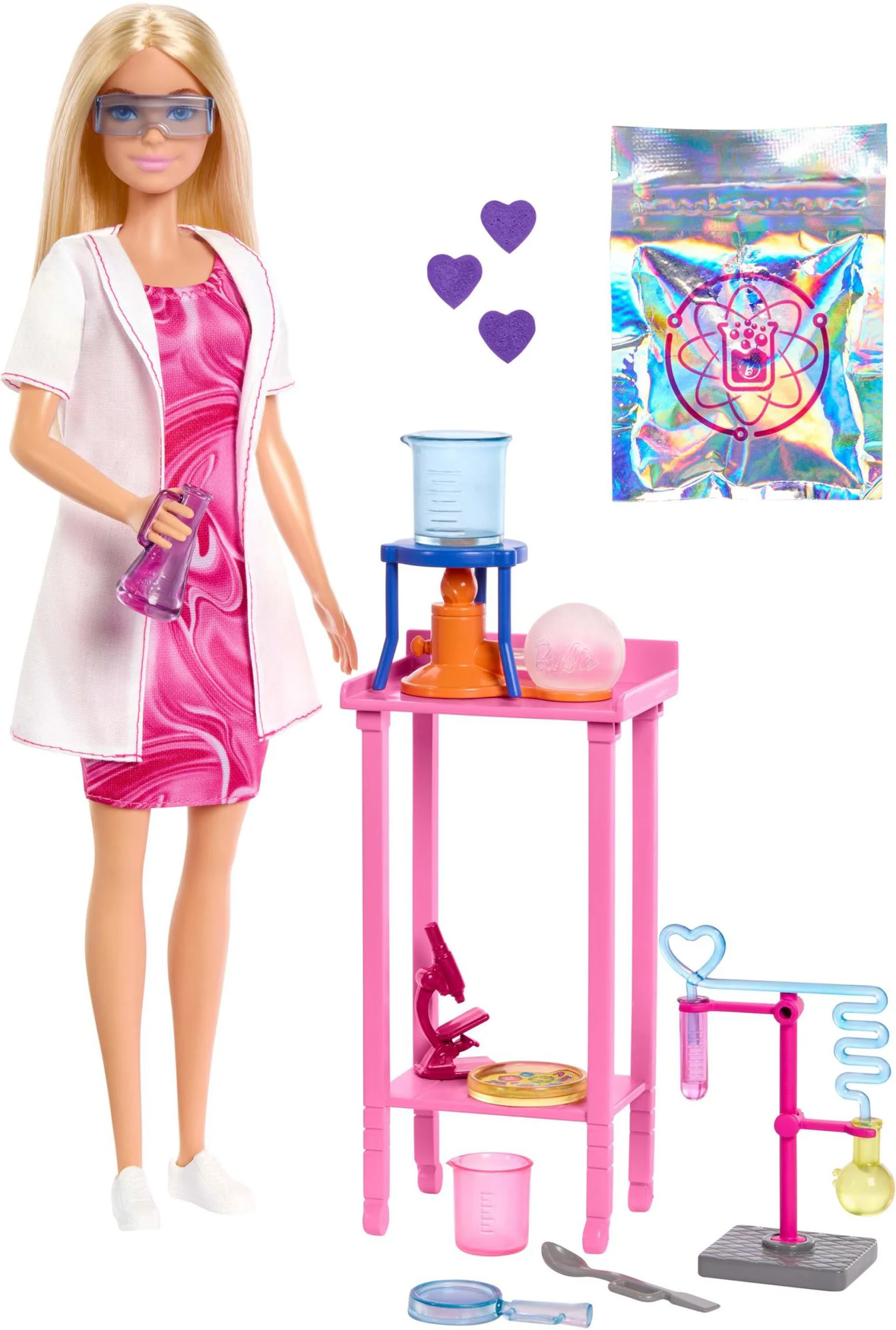 Papusa Barbie Om de stiinta, cu accesorii foto
