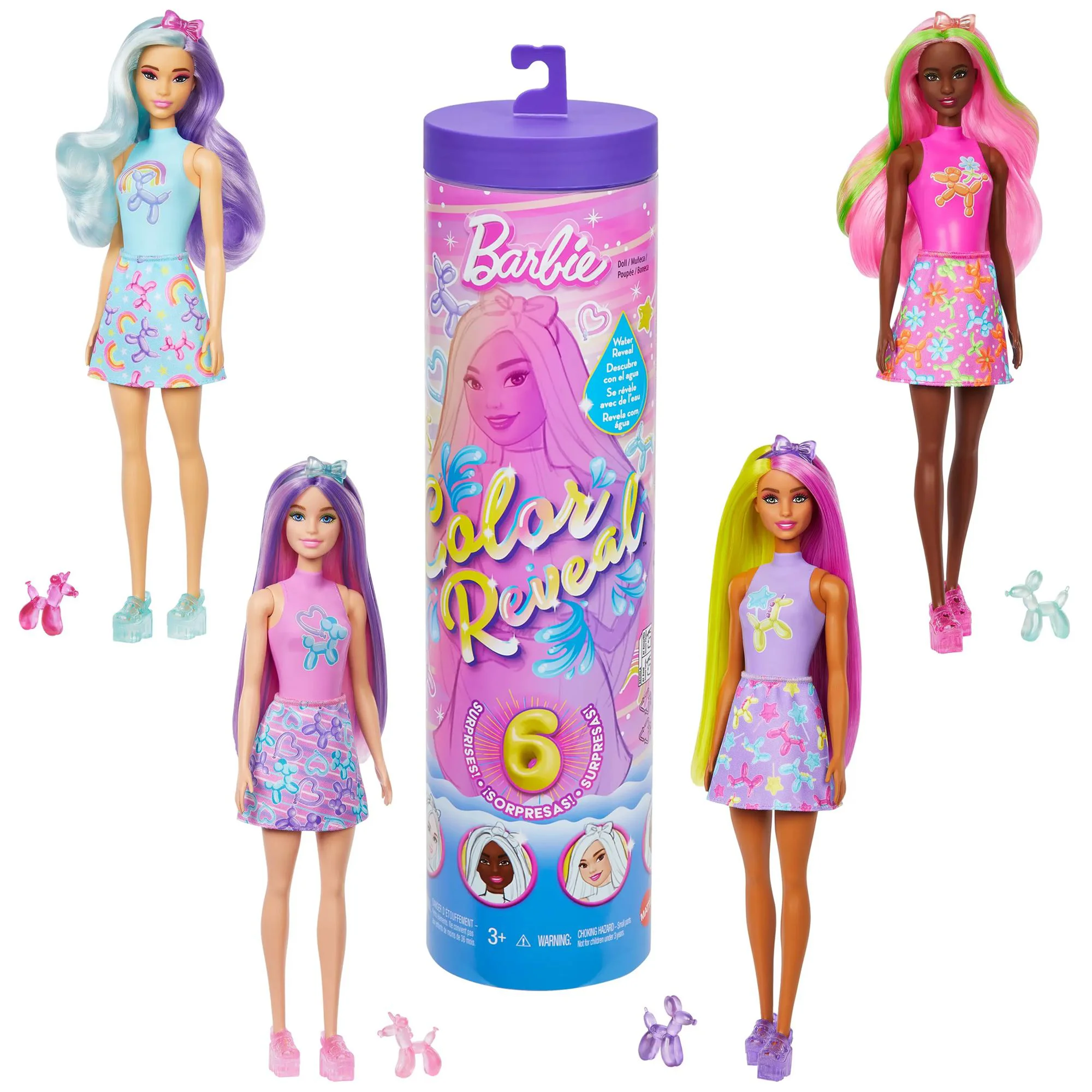 image for Кукла-сюрприз Barbie Color Reveal , Серия: Воздушные шарики-питомцы foto