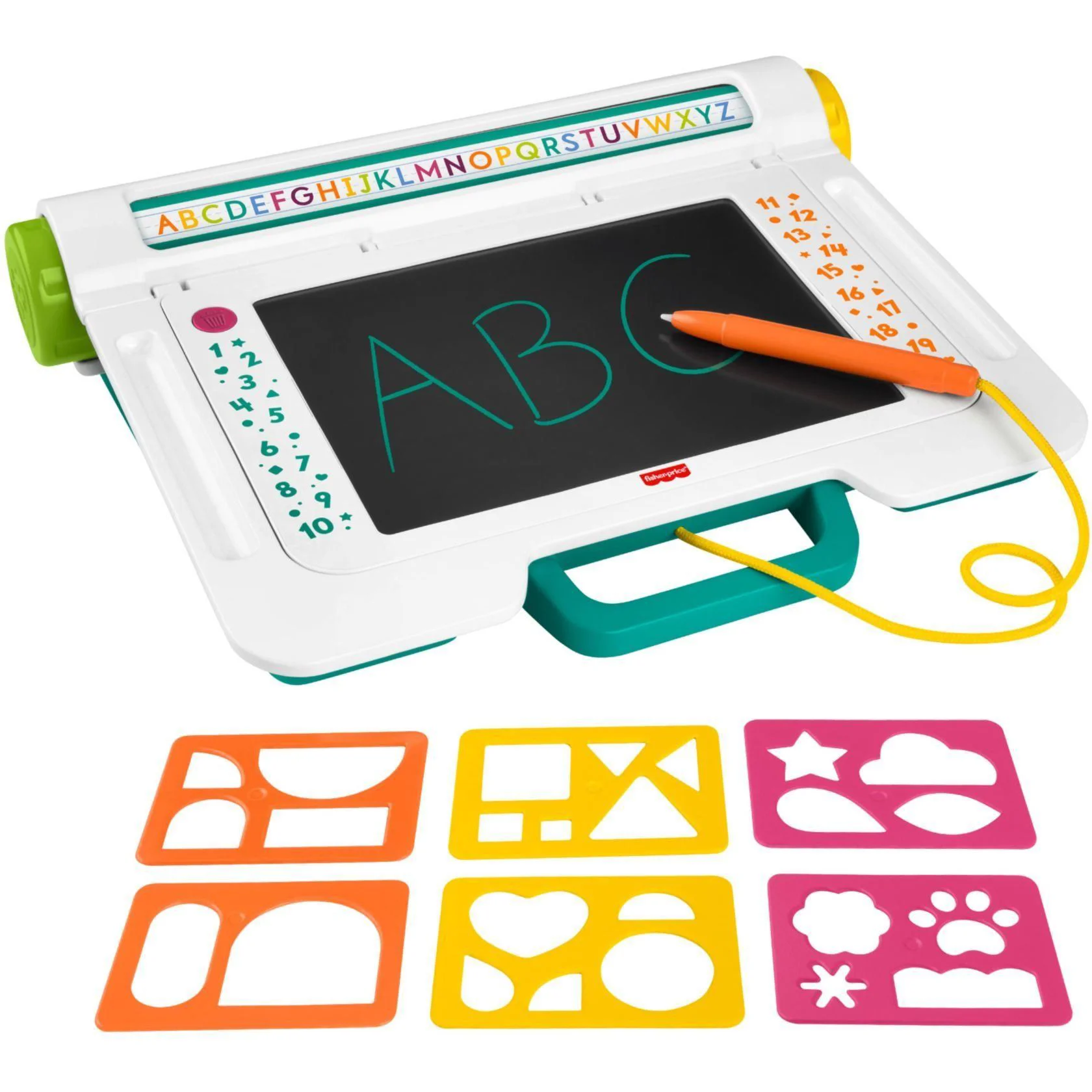 image for Tableta interactiva Fisher Price cu ecran LCD "Invata si deseneaza" foto