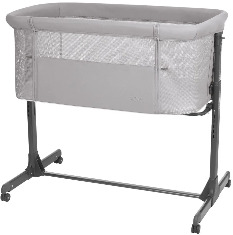 image for Кроватка co-sleeper KikkaBoo Noah Light Grey foto