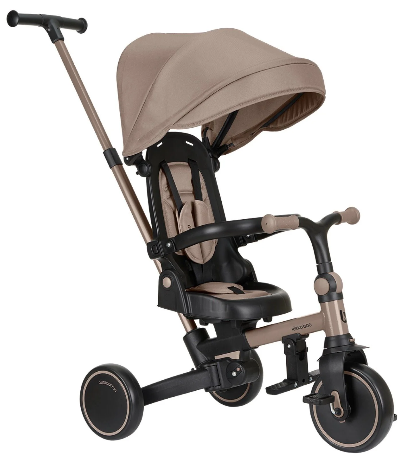 image for Tricicleta 8 in 1 KikkaBoo Aluma Beige foto