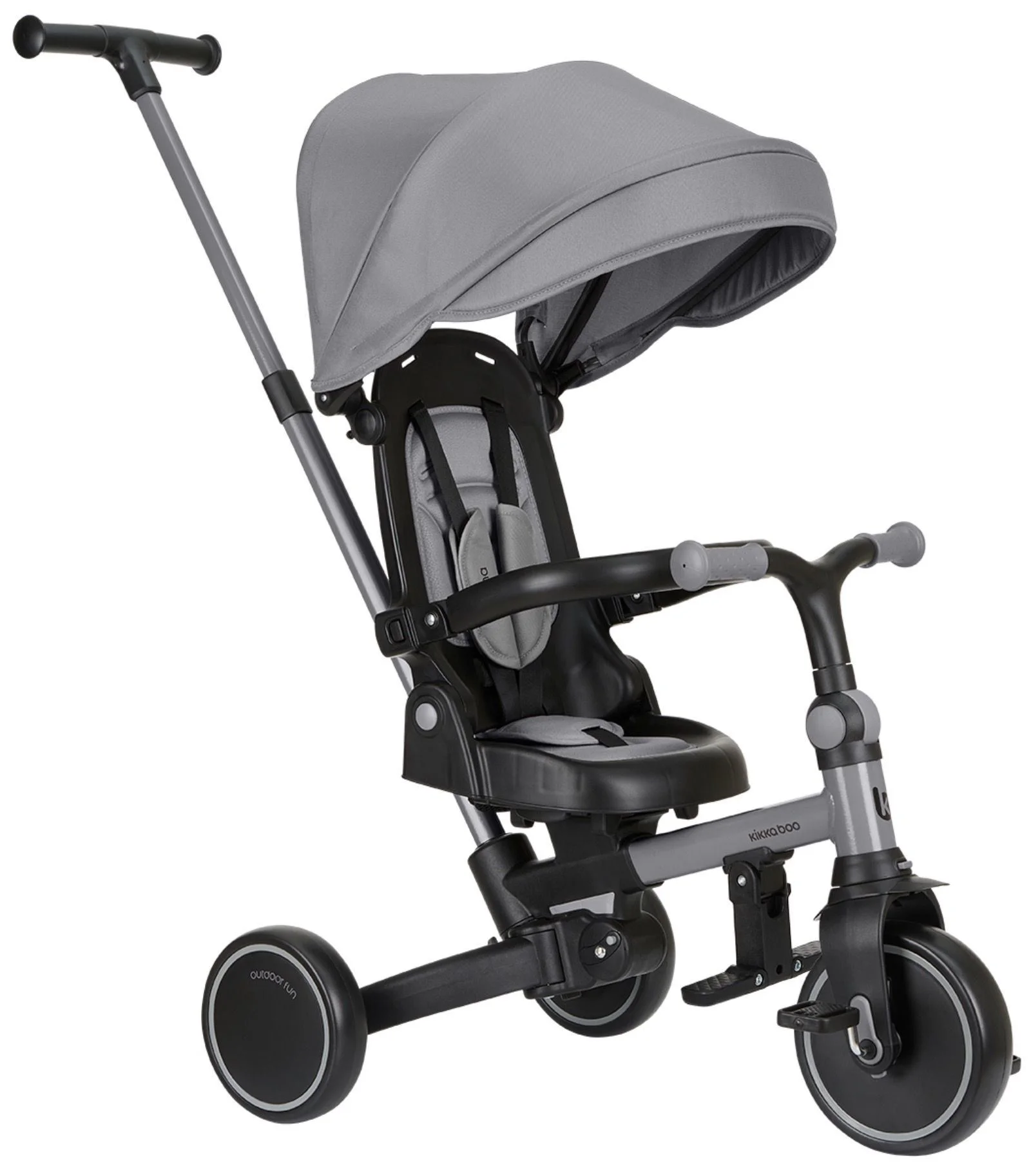 image for Tricicleta 8 in 1 KikkaBoo Aluma Grey foto