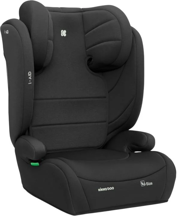 image for Автокресло KikkaBoo i-Aid i-Size Black, 100-150 см foto